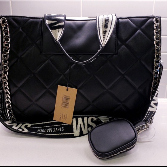NWT Steve Madden Quilted BDANII Tote - Picture 3 of 5